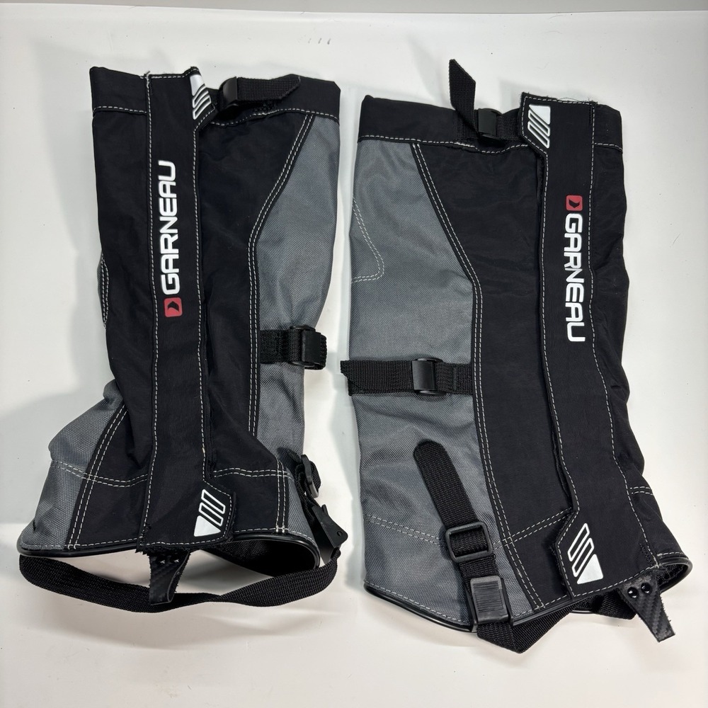 Louis Garneau Robson MT2 Gaiters Black Small Medium Cycling Hiking Outdoors